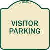 Signmission Reserved Parking Visitor Parking Heavy-Gauge Aluminum Architectural Sign, 18" x 18", TG-1818-23019 A-DES-TG-1818-23019